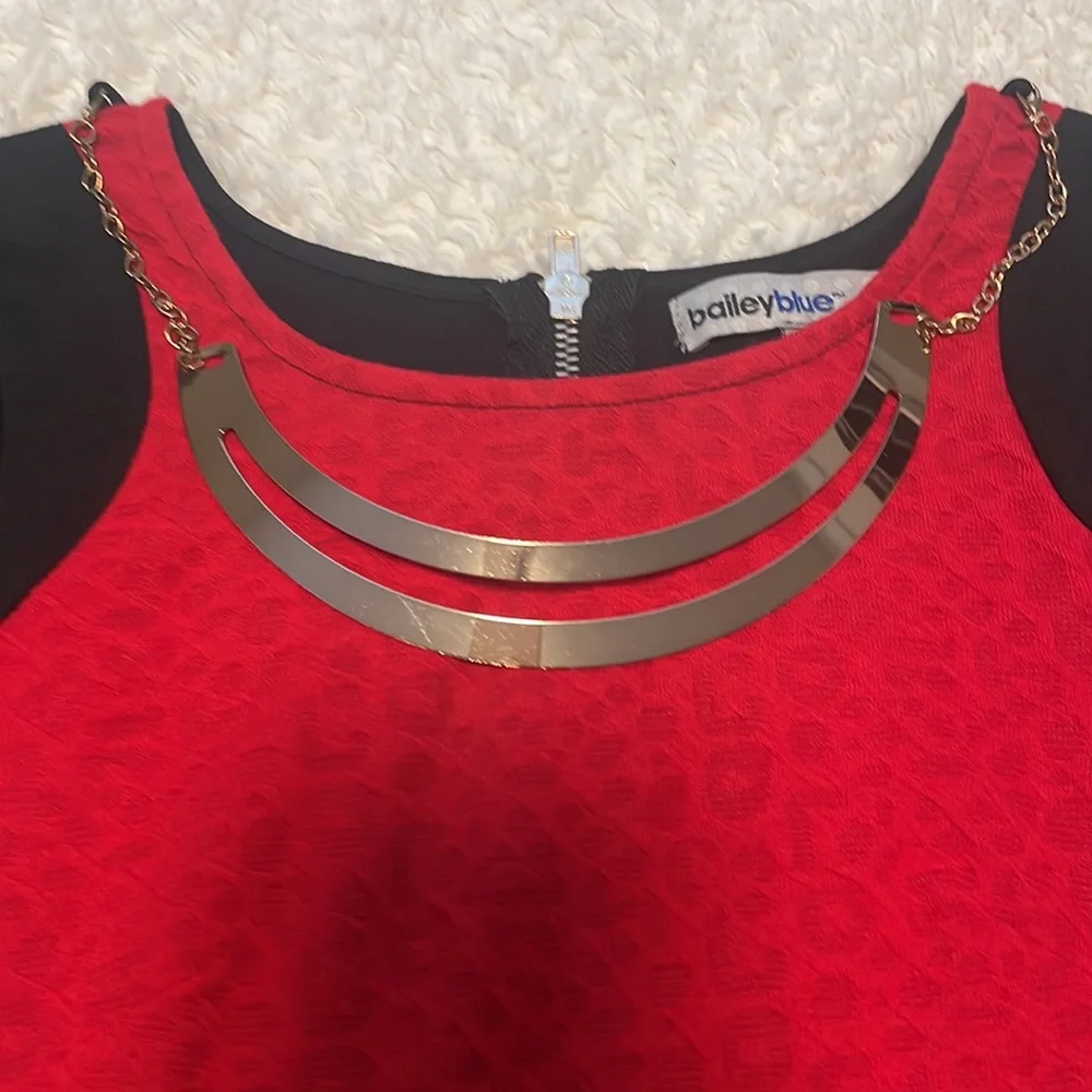 Black Red Dress - Picture 2 of 3